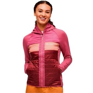 Cotopaxi Capa Hybrid Insulated Hooded Jacket Pink Garnet Women’s XL